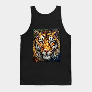 Serious tiger face Tank Top